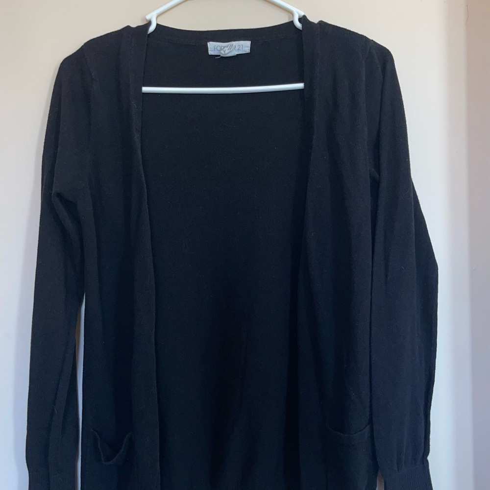 Forever 21 black cardigan